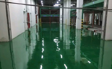 11月新源新源环氧地坪施工高峰来袭，梦得来化工多项目同步推进保交付